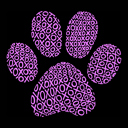  Women's Word Art T-Shirt - XOXO Dog Paw