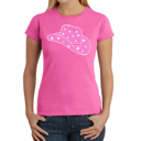 Pink XL Cowgirl Hat - Women's Word Art T-Shirt