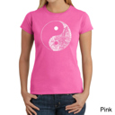  Women's Word Art T-Shirt - YIN YANG