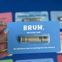 Bruh Blue Funny Gift for teen boy Bruh Money Card gift |  teens gifts for boys Cash Holder Dome gift for 13th birthday for boys 14th birthday