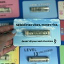 Skibidi Rizz Funny Gift for teen boy Bruh Money Card gift |  teens gifts for boys Cash Holder Dome gift for 13th birthday for boys 14th birthday
