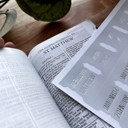 Silver Bible Minimalist Bible and LDS Book of Mormon Tab Stickers Laminated Scriptures Tabs Christian Gift Gold Foil or Silver Foil