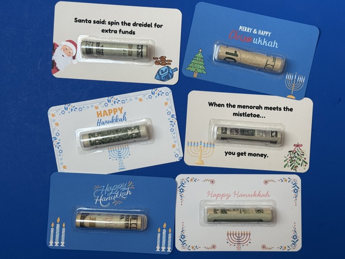 Christmas Money Card gift | cash card for Christmas teens gifts boys Cash Holder Dome | Christmas Card Ornament for teens