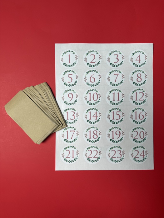 Christmas Advent Calendar Charm Bracelet and Necklace for kids girls DIY kit