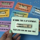 Light Green Hilarious Teenager Birthday Gift for Boys Money Card for Preteen Gift Cash Holder for 13th birthday boys gift card for grandson