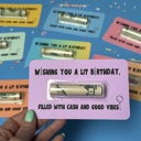Purple Hilarious Teenager Birthday Gift for Boys Money Card for Preteen Gift Cash Holder for 13th birthday boys gift card for grandson