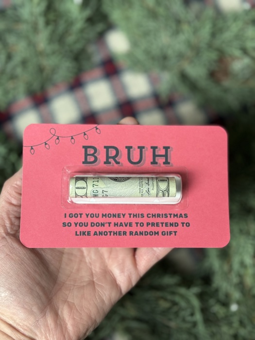 Christmas Money Card gift | cash card for Christmas teens gifts boys Cash Holder Dome | Christmas Card Ornament for teens