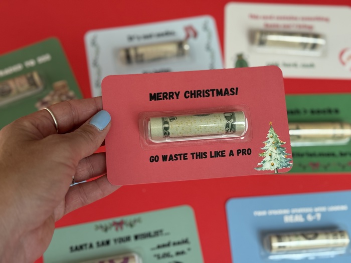Christmas Money Card gift | cash card for Christmas teens gifts boys Cash Holder Dome | Christmas Card Ornament for teens