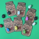  Set of 10 Dino Valentine Classroom Gift |Dinosaur  Hatching Egg Preschool class favor for toddler with card