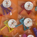 Bendable Robots Set of 12 Robot Alien Valentines | Classroom Party Favor with Stickers