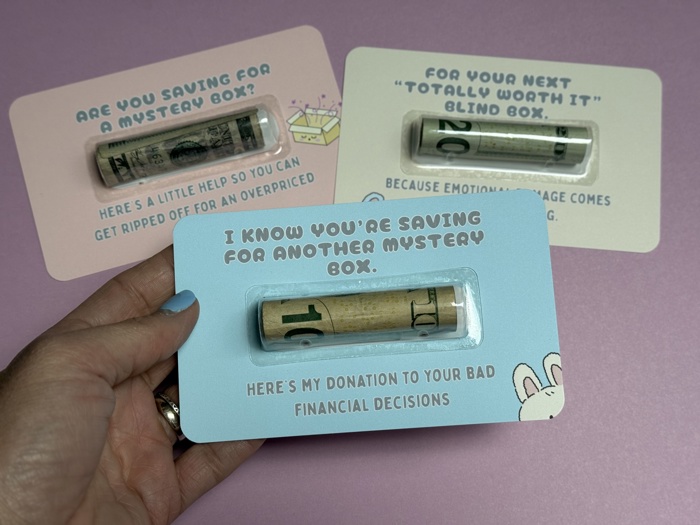 Christmas Money Card gift | cash card for Christmas teens gifts boys Cash Holder Dome | Christmas Card Ornament for teens