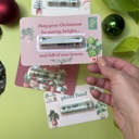 Full of new leaves Christmas  Funny Money Card for plant lovers gift idea Plant Lady Mom Indoor Plant Gifts Christmas Card