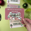More Green Christmas  Funny Money Card for plant lovers gift idea Plant Lady Mom Indoor Plant Gifts Christmas Card