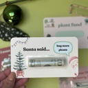 Santa Said Christmas  Funny Money Card for plant lovers gift idea Plant Lady Mom Indoor Plant Gifts Christmas Card