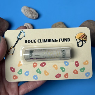 Rock Climbing Money Card gift |  teens gifhttps://seller.jane.com/products/edit/22534ts boys Cash Holder Dome for Gamer|  Birthday Present for climbers