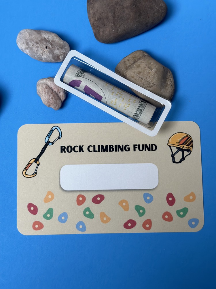 Rock Climbing Money Card gift |  teens gifhttps://seller.jane.com/products/edit/22534ts boys Cash Holder Dome for Gamer|  Birthday Present for climbers