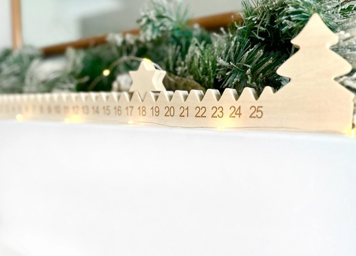 Christmas Advent Calendar Charm Bracelet and Necklace for kids girls DIY kit