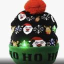 Ho Ho Ho LED Christmas Hats