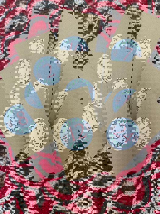 Christmas Advent Calendar Charm Bracelet and Necklace for kids girls DIY kit