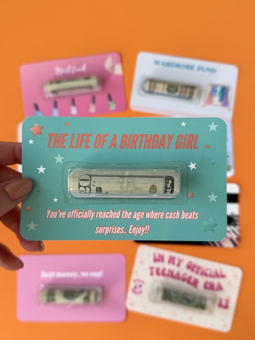 Teenage Gift Ideas Money Card gift | Cash Holder Dome for teenager gift|  Birthday Present for girls Moms girlfriend