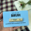  Funny Gift for teen boy Bruh Money Card gift |  teens gifts for boys Cash Holder Dome gift for 13th birthday for boys 14th birthday