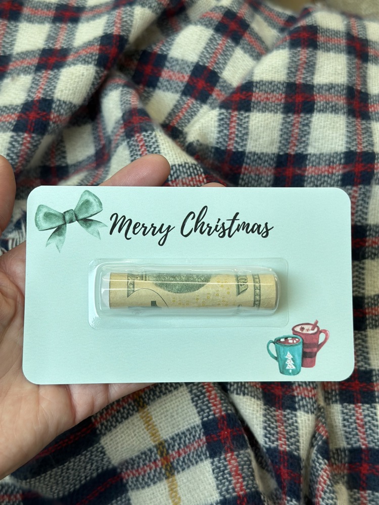 Christmas Money Card gift | cash card for Christmas teens gifts boys Cash Holder Dome | Christmas Card Ornament for teens