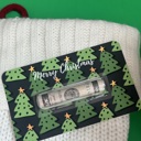  Christmas Money Card gift | cash card for Christmas teens gifts boys Cash Holder Dome | Christmas Card Ornament for teens