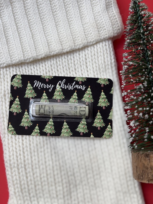 Christmas Money Card gift | cash card for Christmas teens gifts boys Cash Holder Dome | Christmas Card Ornament for teens