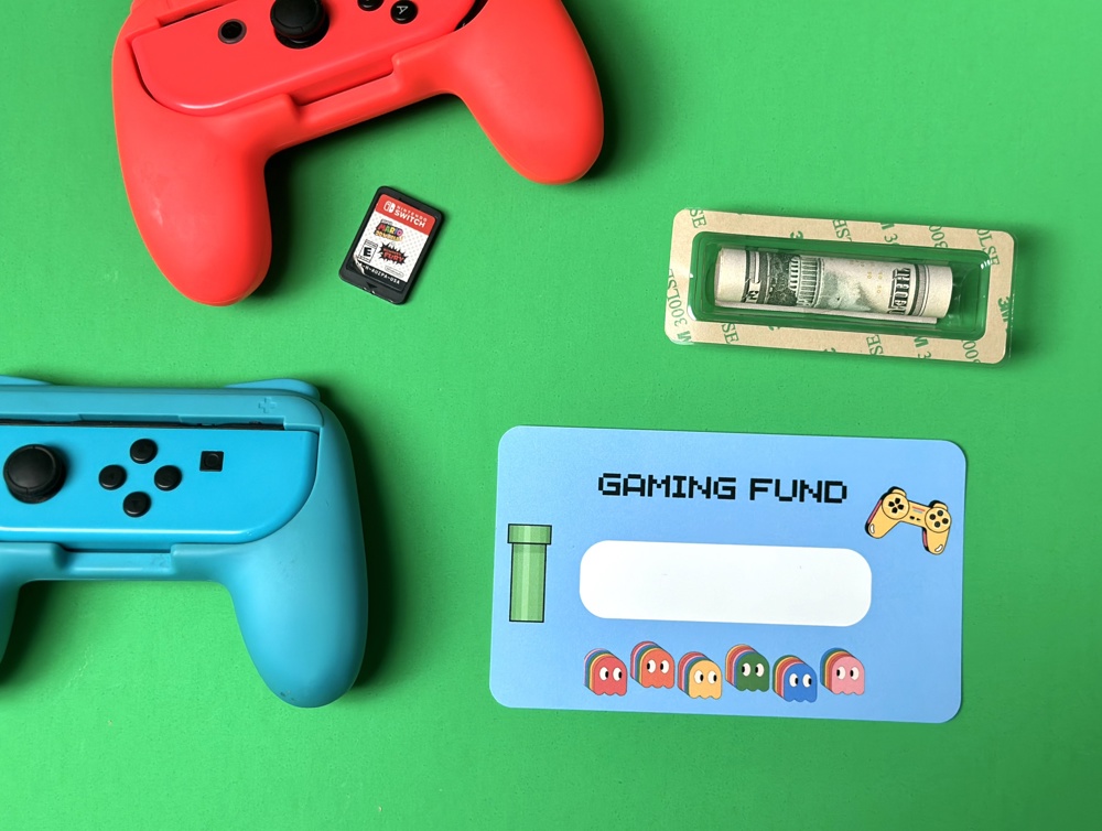 Gaming Money Card gift |  teens gifts boys Cash Holder Dome for Gamer