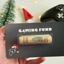 Gaming Christmas Christmas Money Card gift | cash card for Christmas teens gifts boys Cash Holder Dome | Christmas Card Ornament for teens