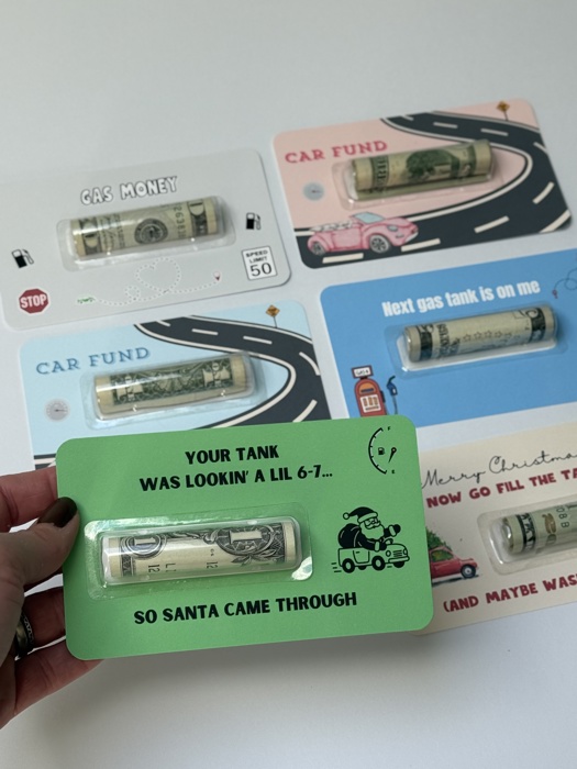 Christmas Money Card gift | cash card for Christmas teens gifts boys Cash Holder Dome | Christmas Card Ornament for teens