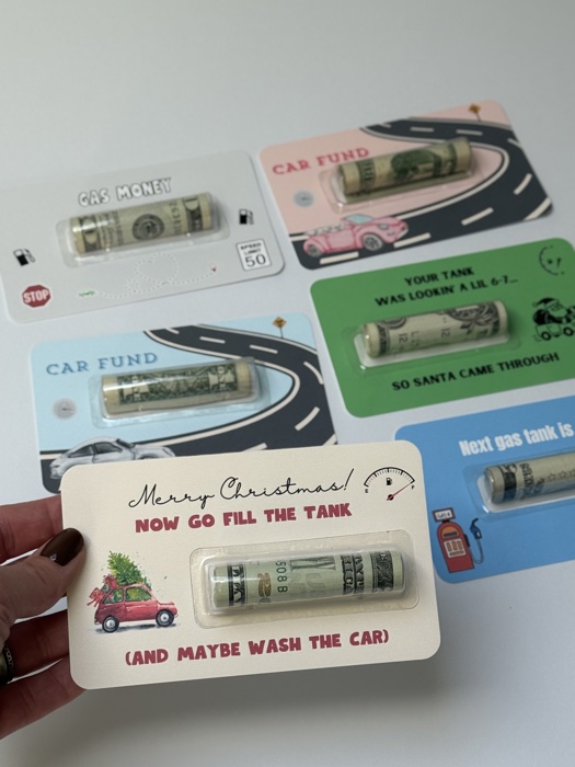 Christmas Money Card gift | cash card for Christmas teens gifts boys Cash Holder Dome | Christmas Card Ornament for teens