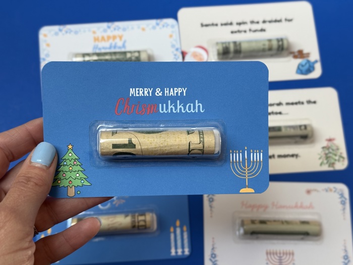 Christmas Money Card gift | cash card for Christmas teens gifts boys Cash Holder Dome | Christmas Card Ornament for teens