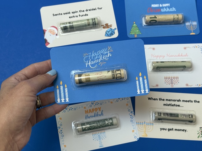 Christmas Money Card gift | cash card for Christmas teens gifts boys Cash Holder Dome | Christmas Card Ornament for teens