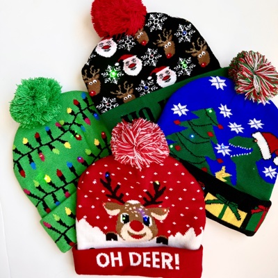 LED Christmas Hats