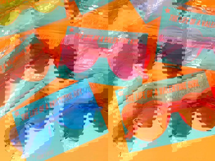 Valentine heart sunglasses  Non Candy Valentines for kids, for school, for class, for girls, favor for classroom handout