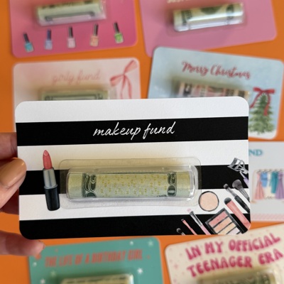 Teenage Gift Ideas Money Card gift | Cash Holder Dome for teenager gift|  Birthday Present for girls Moms girlfriend