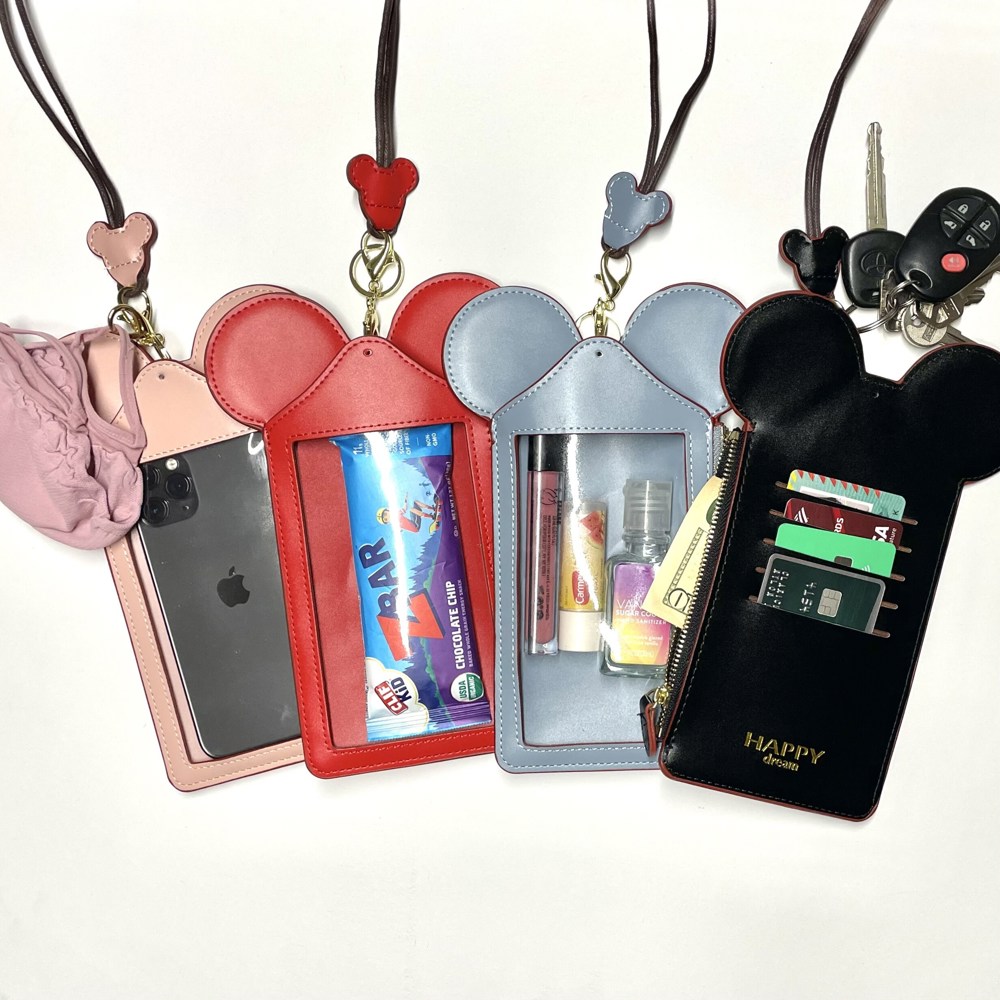 Oversized Phone Mouse Wallet Lanyards