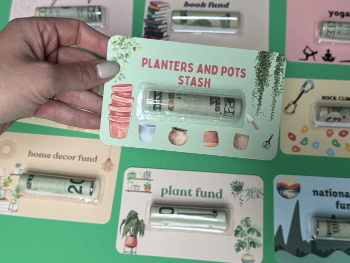 Christmas  Funny Money Card for plant lovers gift idea Plant Lady Mom Indoor Plant Gifts Christmas Card