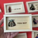 Yoda Superhero character shadowbox Box Frame gift for daddy men brother - Funny gift anniversary for him