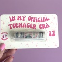 Teenager Era Christmas Money Card gift | cash card for Christmas teens gifts boys Cash Holder Dome | Christmas Card Ornament for teens