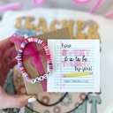  How Sweet It Is to Be Taught by You Bracelet – Teacher Valentine’s Day Gift Set: Bracelet, Card, Box & Ribbon