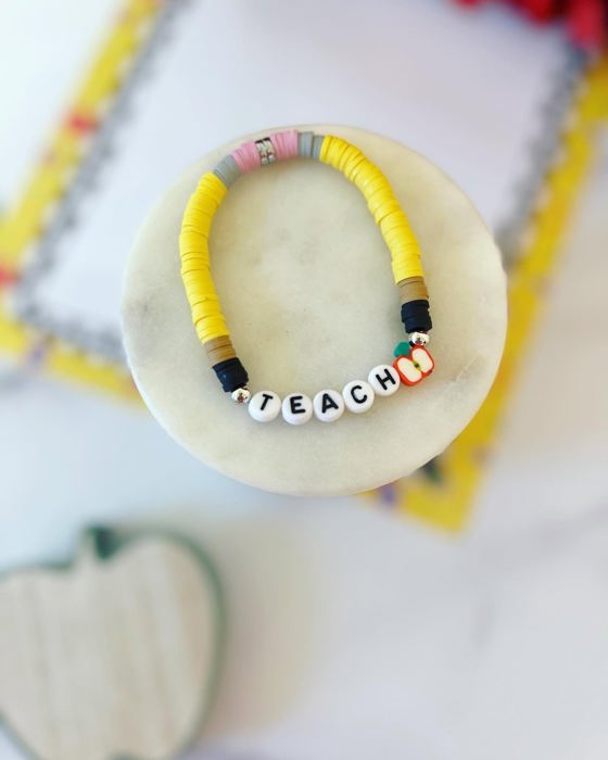 A,B,C's of Gratitude Poem & Teach Bracelet End of Year Teacher Appreciation Gift