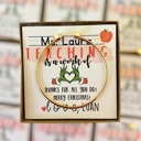  Teaching is a Work of Heart NON-TARNISH Heart Cuff Bangle Teacher Christmas Gift!