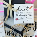  Teacher Appreciation End of Year Teacher Gift Knot Bangle! NON-TARNISH, Personalized card, bangle, box & ribbon included too!