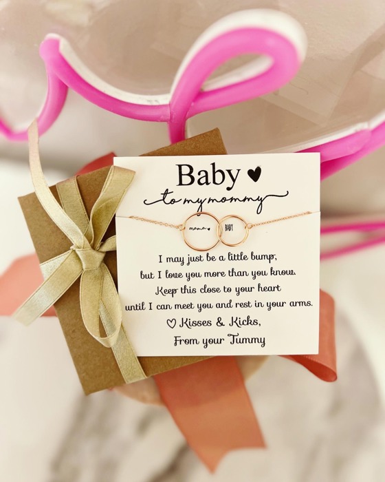 New mom baby and me infinity necklace, Congratulations baby gift, pregnancy gift, baby shower & gender reveal gift! NON-Tarnish! 552 FIVE STAR REVIEWS!