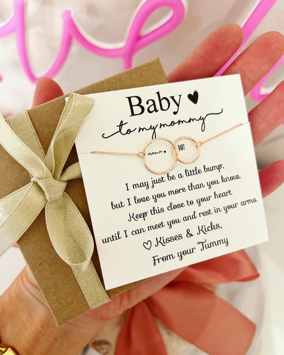 New mom baby and me infinity necklace, Congratulations baby gift, pregnancy gift, baby shower & gender reveal gift! NON-Tarnish! 552 FIVE STAR REVIEWS!