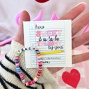  How Sweet It Is to Be Taught by You Bracelet – Teacher Valentine’s Day Gift Set: Bracelet, Card, Box & Ribbon