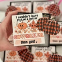  We couldn't have PICKED a better teacher than you!Plaid Pumpkin Earrings!Teacher appreciation gift! Personalized card,box & ribbon included!