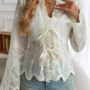  Love Kuza Ruffled Romance Lace Blouse